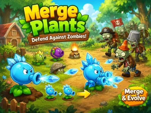 Merge Plants &ndash; Defense Zombies - 8839