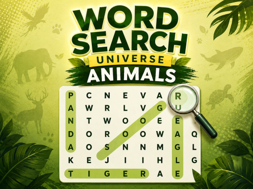 Word Search Universe Animals - 8839