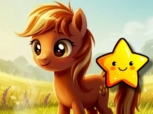 Cute Pony Hidden Stars - 8839
