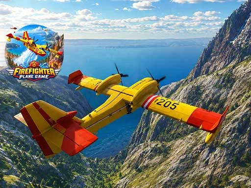 Firefighter Plane Game - 8839