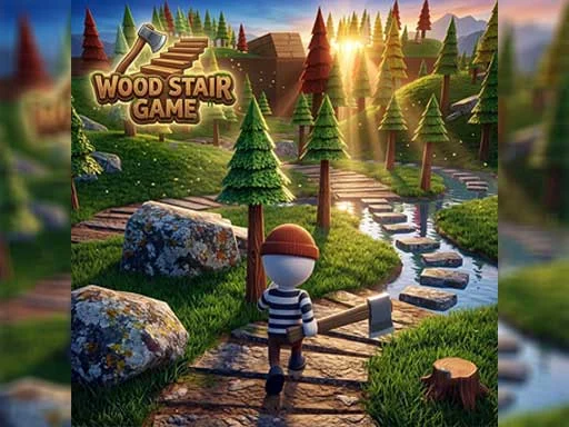 Wood Stair Game - 8839