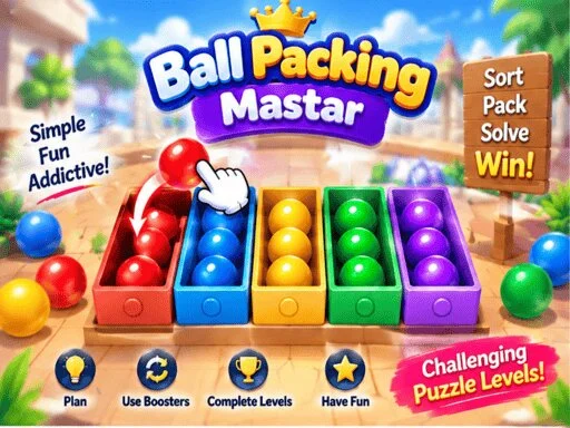 Ball Packing Master Puzzle &ndash; Fill Box - 8839
