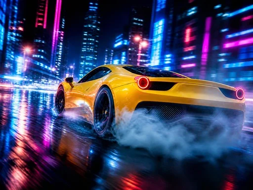 Neon City Drift Racing - 8839