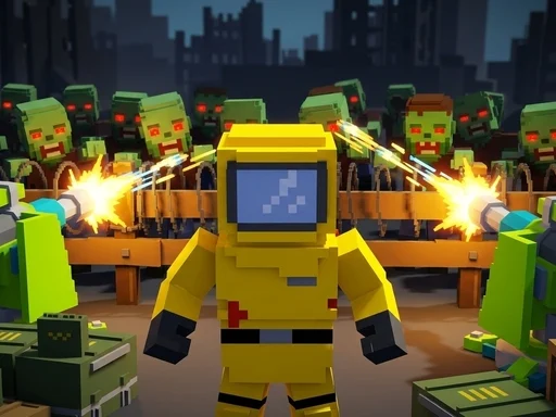 Pixel Zombie Base Defense - 8839