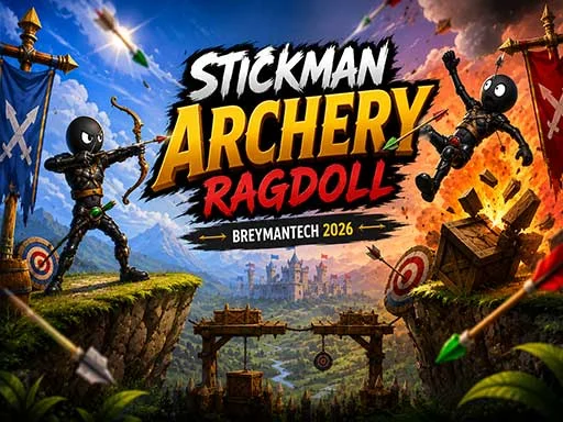 Stickman Archery Ragdoll - 8839