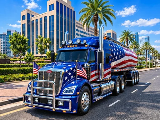 American Truck Driver Game - 8839