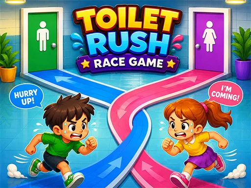 Toilet Rush Race Game - 8839