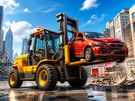 City Rescue Forklift Simulator - 8839