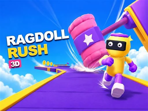 Ragdoll Rush 3D: Sky Race - 8839