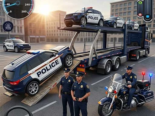 Police Transport Game - 8839